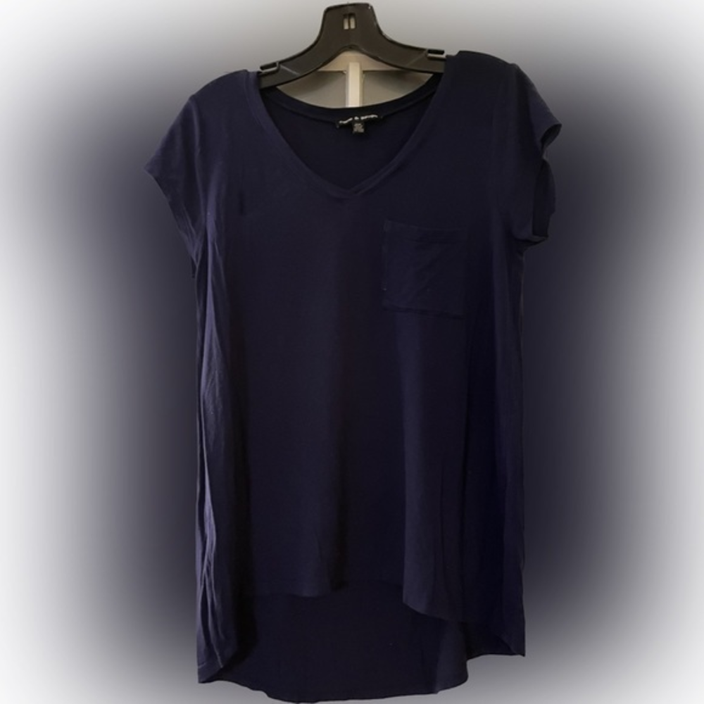 Cable and Gauge Loose Blouse/Tunic Indigo